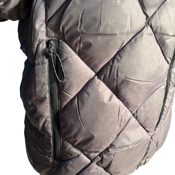 Mountain Hardwear gray down puffer jacket size 12 - Picture 4 of 11